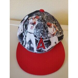 Los‎ Angeles Angeles Mike Trout Adjustable Hat Adult One Size Red Sixth Man